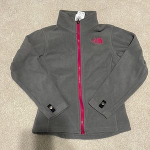 North face girls fleece zip up